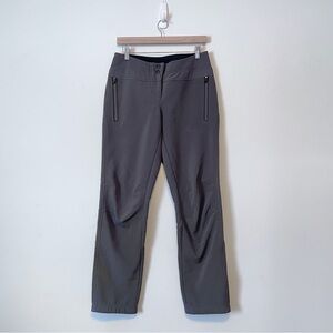 Vtg MEC (Co-op) Soft Shell Lined Pant W’s 6 Grey Y2K Hiking Travel Warm Layer